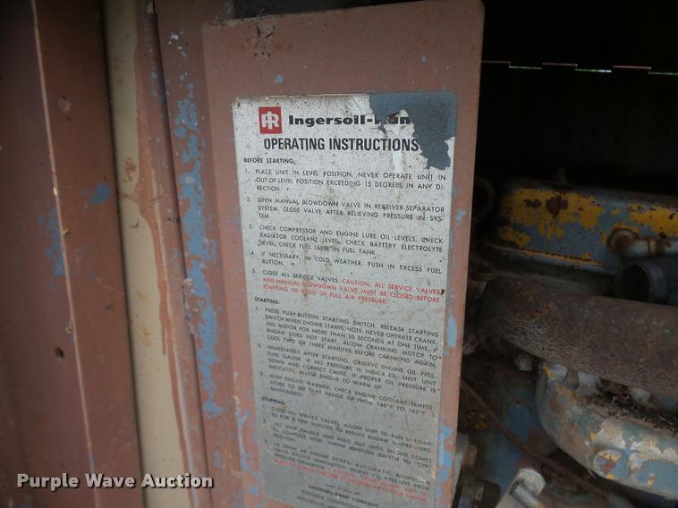 image for item CA9022 Ingersoll Rand compressor