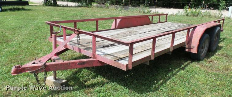 image for item CA9025 1998 shop built utility trailer