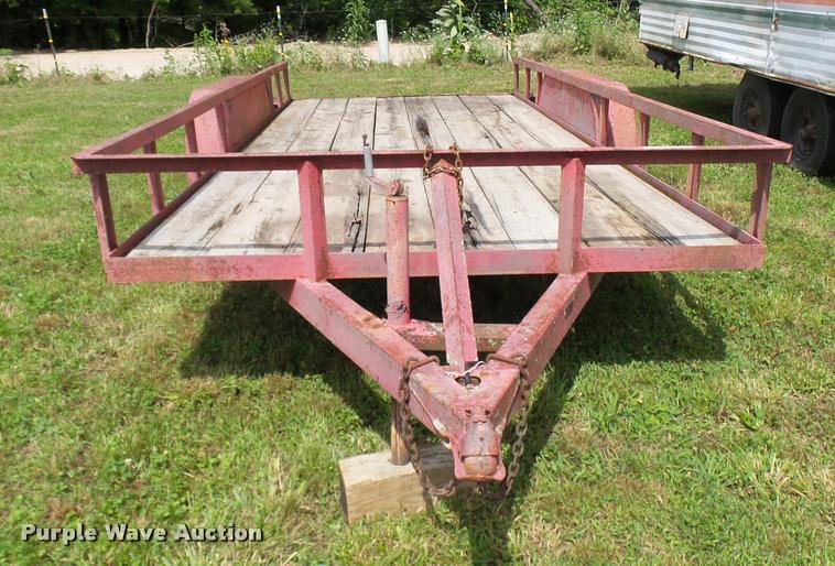 image for item CA9025 1998 shop built utility trailer