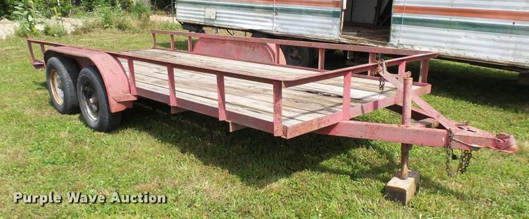 image for item CA9025 1998 shop built utility trailer