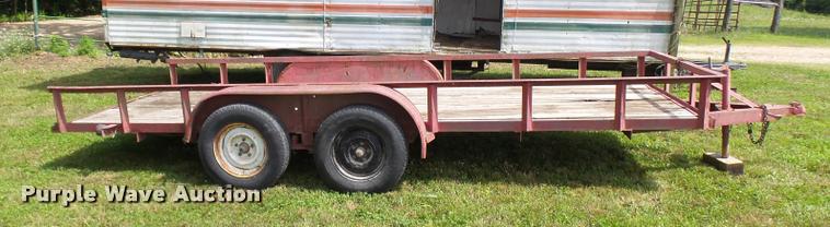 image for item CA9025 1998 shop built utility trailer