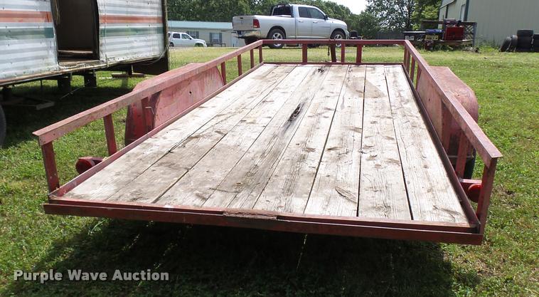 image for item CA9025 1998 shop built utility trailer