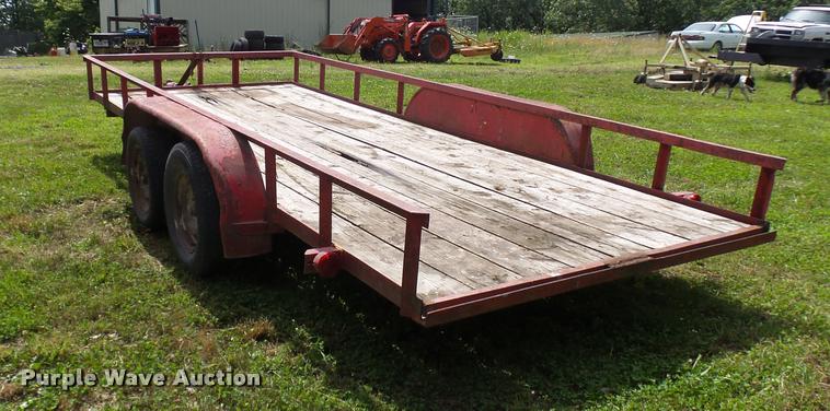 image for item CA9025 1998 shop built utility trailer