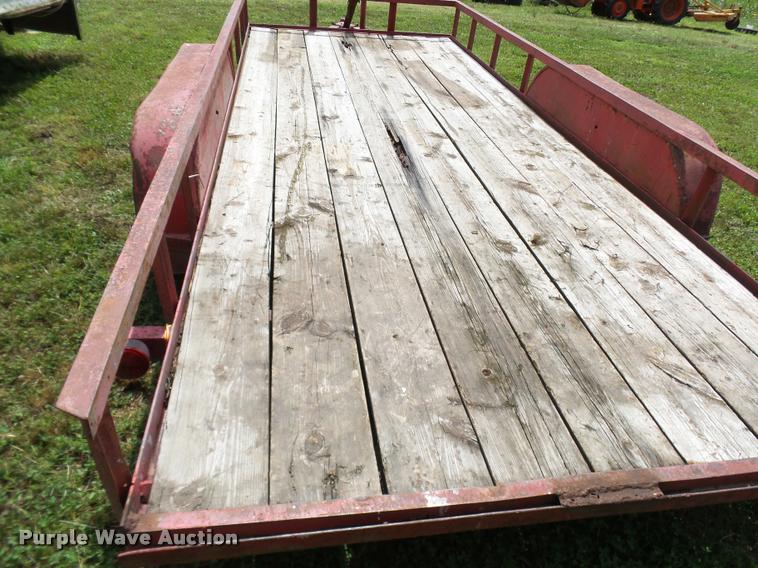 image for item CA9025 1998 shop built utility trailer