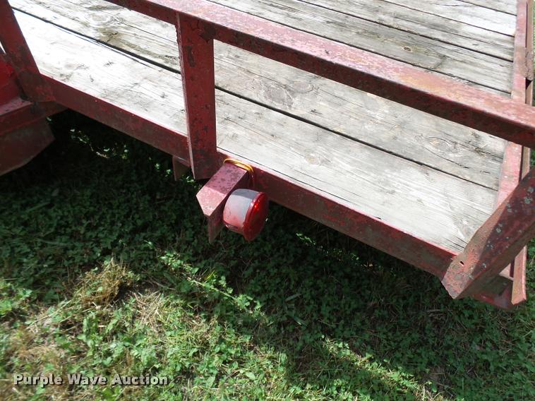 image for item CA9025 1998 shop built utility trailer