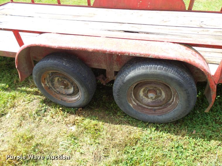 image for item CA9025 1998 shop built utility trailer