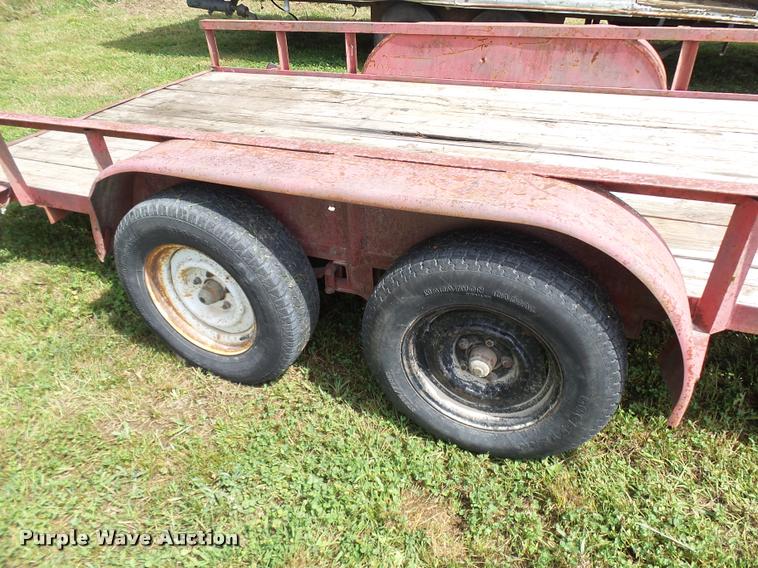 image for item CA9025 1998 shop built utility trailer