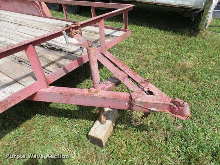 image for item CA9025 1998 shop built utility trailer