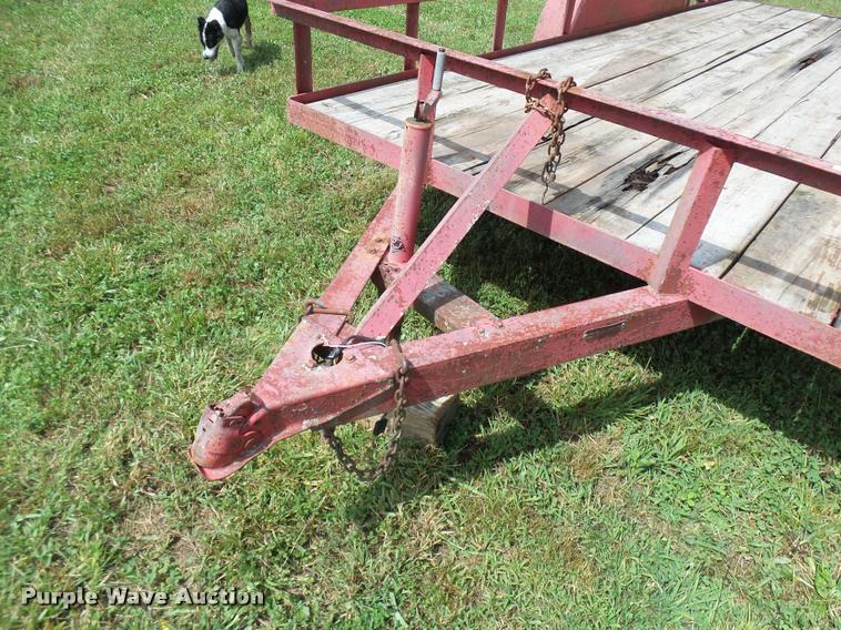 image for item CA9025 1998 shop built utility trailer