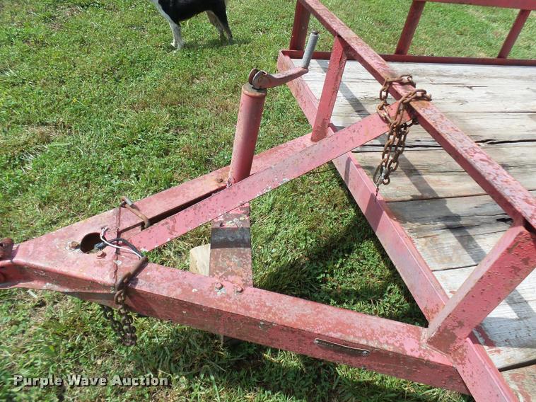 image for item CA9025 1998 shop built utility trailer