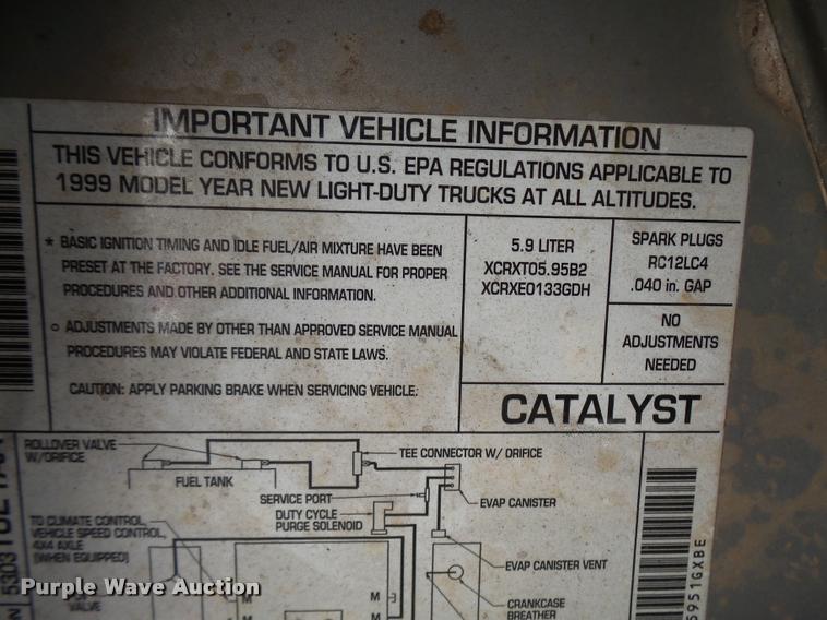 image for item CC9232 1999 Dodge Durango SLT SUV