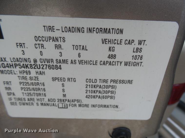 image for item CC9233 2002 Buick LeSabre Custom