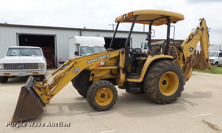 image for item DA2739 John Deere 110 backhoe