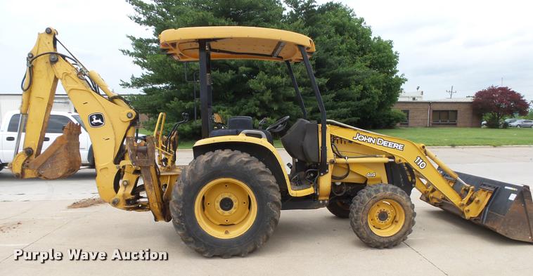 image for item DA2739 John Deere 110 backhoe