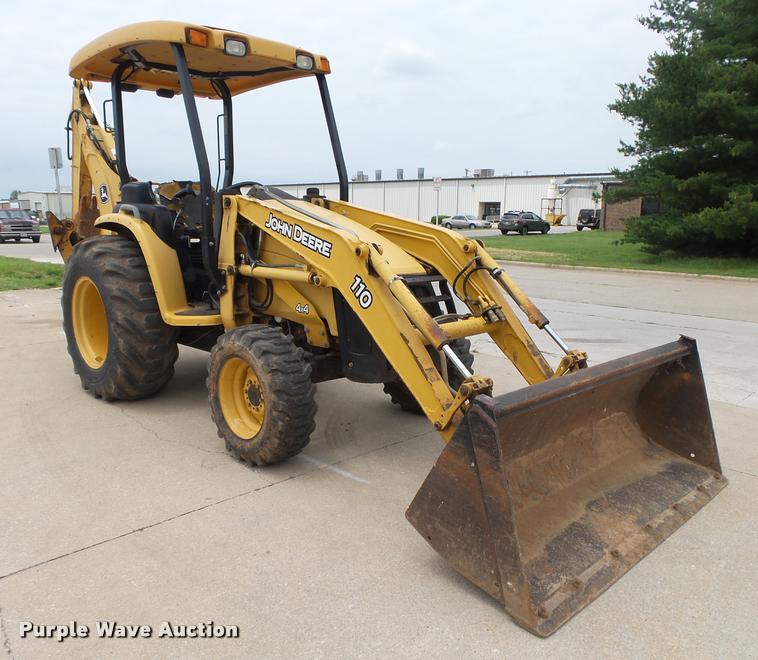 image for item DA2739 John Deere 110 backhoe