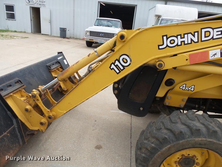 image for item DA2739 John Deere 110 backhoe