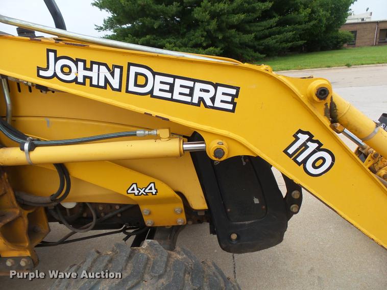 image for item DA2739 John Deere 110 backhoe