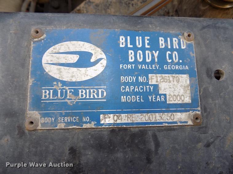 image for item DA3025 2000 Blue Bird LTC40 coach bus