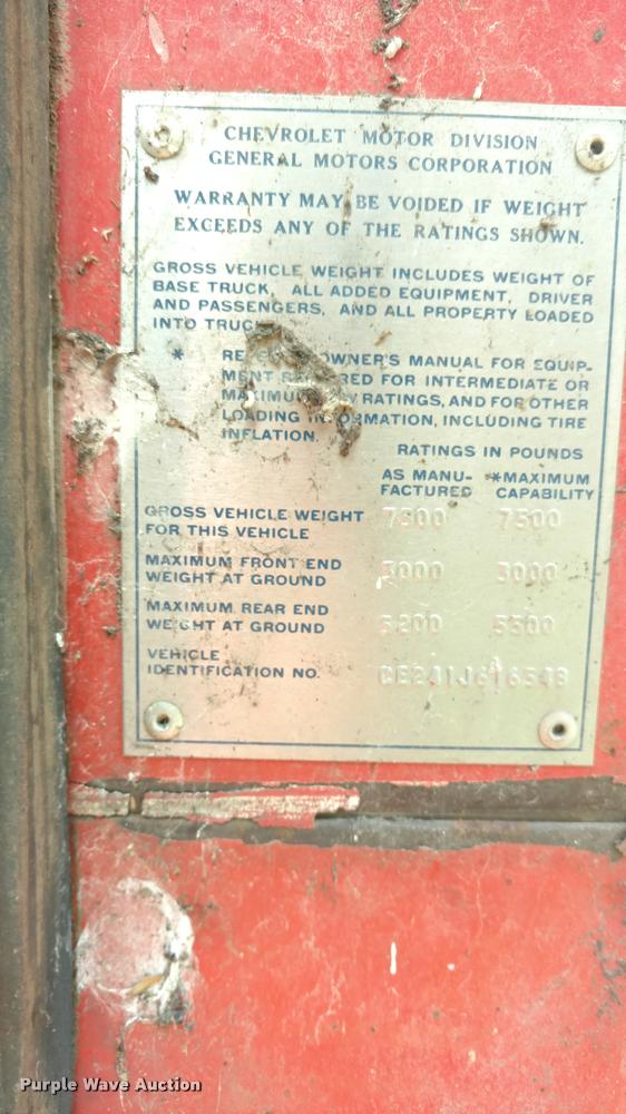 image for item DA5546 1971 Chevrolet C20 Long Horn edition pickup truck