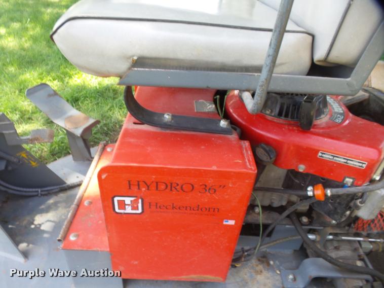 image for item DA5557 Heckendorn 9836HR hydro mower