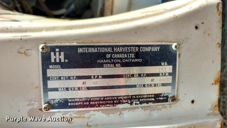 image for item DA5561 1970 International grain truck