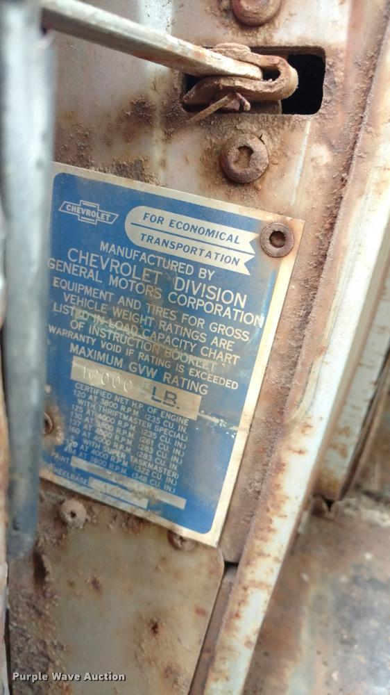 image for item DA5562 1958 Chevrolet Viking 50 grain truck