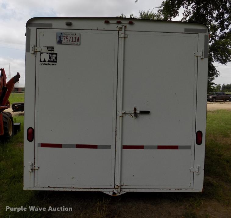 image for item DA6781 2005 W-W enclosed cargo trailer