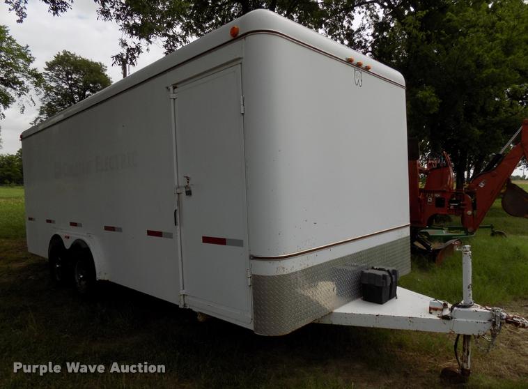 image for item DA6781 2005 W-W enclosed cargo trailer