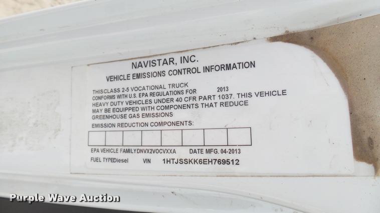 image for item DA7982 2014 International TerraStar truck chassis