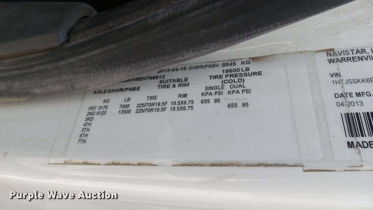 image for item DA7982 2014 International TerraStar truck chassis