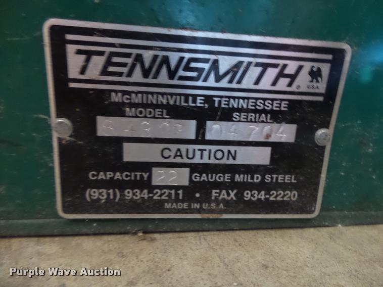 image for item DA9210 Tennsmith 48-22 sheet metal brake