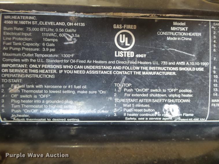 image for item DA9235 (4) Mr. Heater units