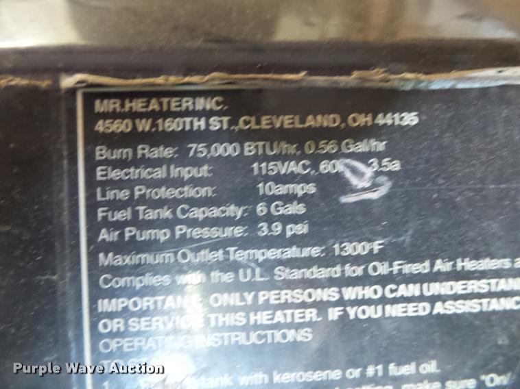 image for item DA9235 (4) Mr. Heater units