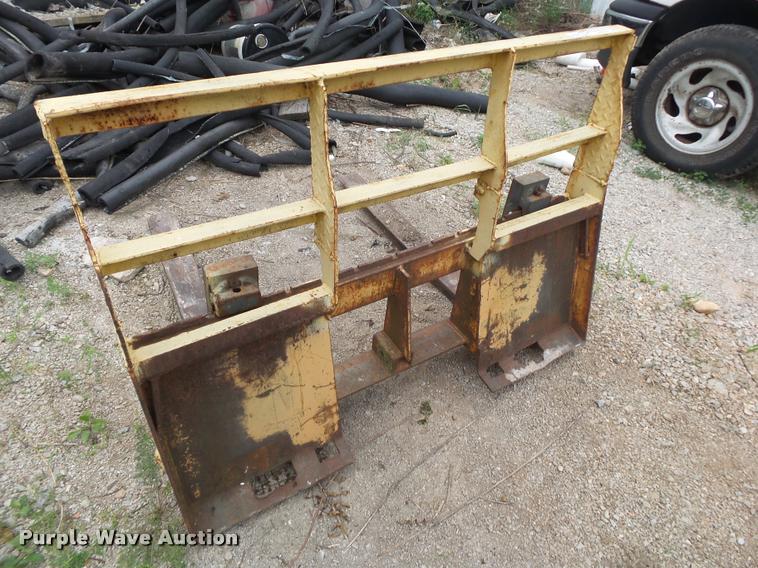 image for item DA9240 Shop built skid steer pallet forks