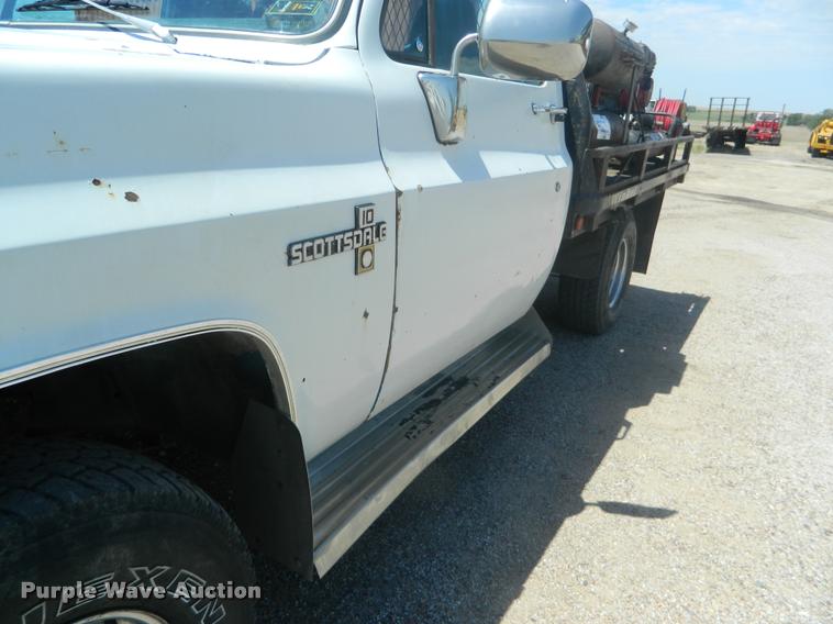 image for item DB1063 1983 Chevrolet 1500 flatbed pickup truck