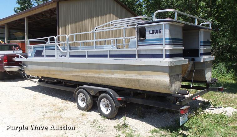 image for item DB5759 1988 Lowe Classic pontoon boat