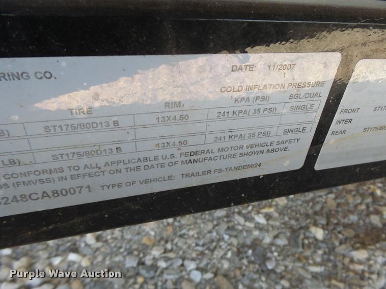 image for item DB5759 1988 Lowe Classic pontoon boat