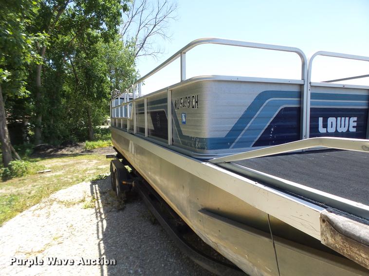 image for item DB5759 1988 Lowe Classic pontoon boat
