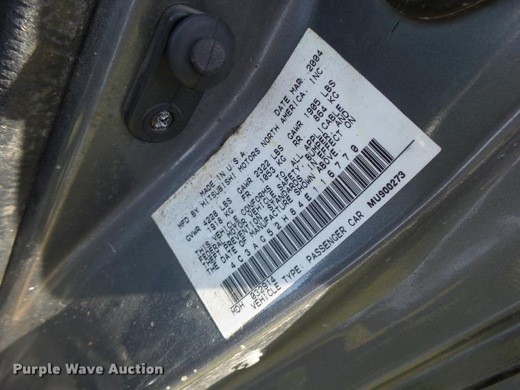 image for item DB5793 2004 Chrysler Sebring