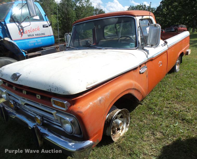 image for item DB5795 1966 Ford F100 pickup truck