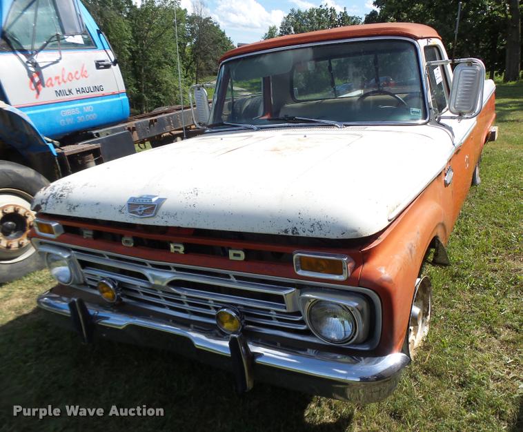 image for item DB5795 1966 Ford F100 pickup truck