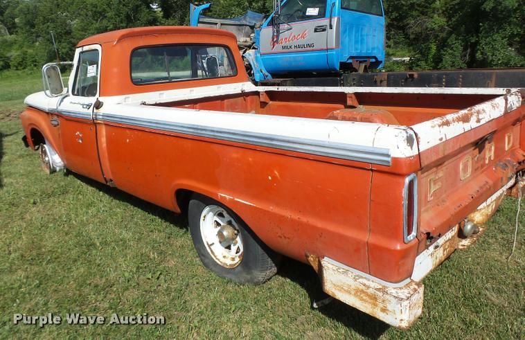 image for item DB5795 1966 Ford F100 pickup truck