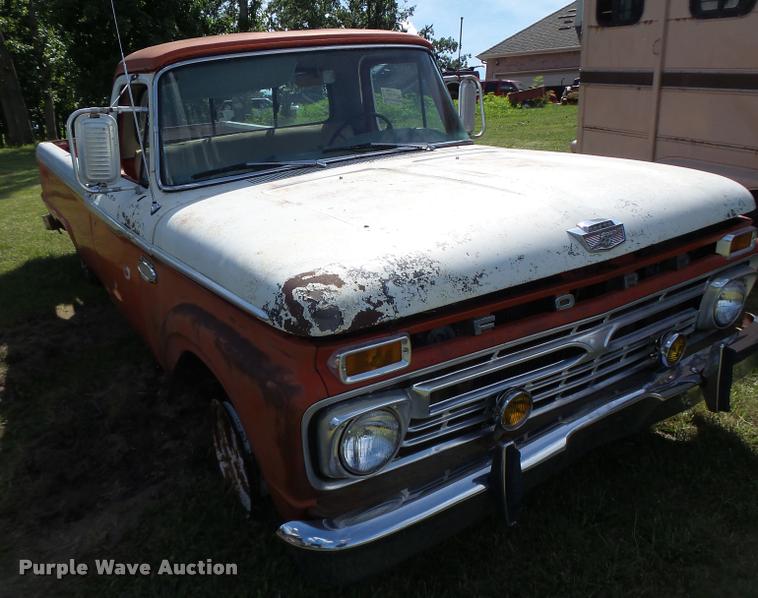 image for item DB5795 1966 Ford F100 pickup truck