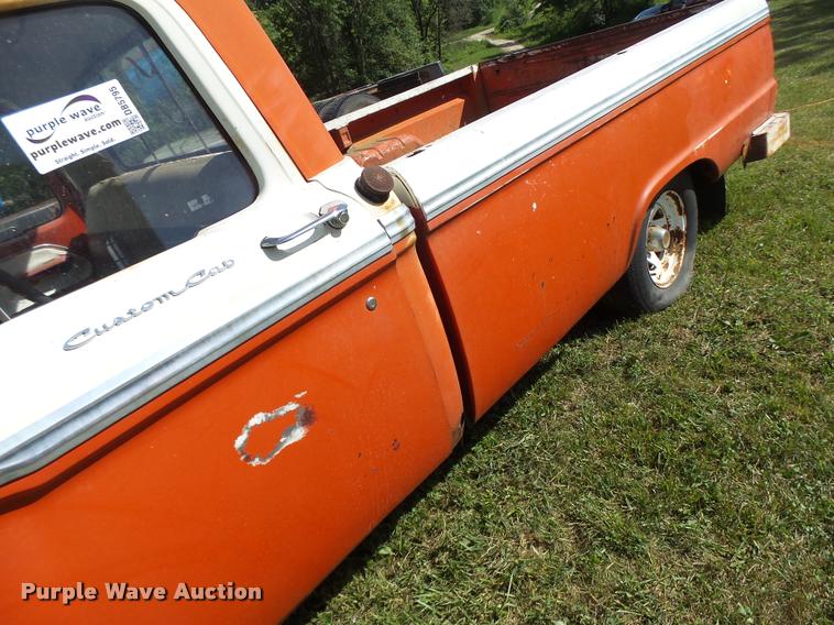 image for item DB5795 1966 Ford F100 pickup truck