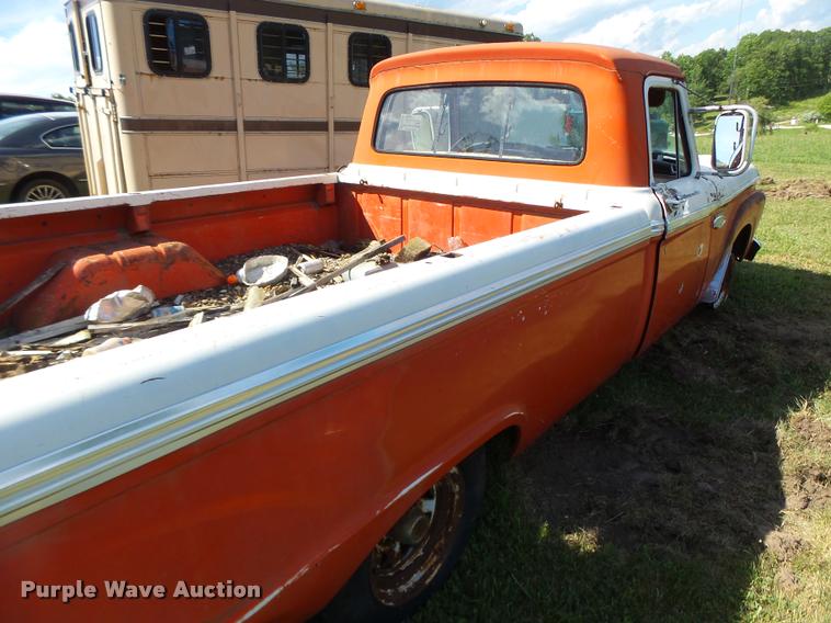 image for item DB5795 1966 Ford F100 pickup truck