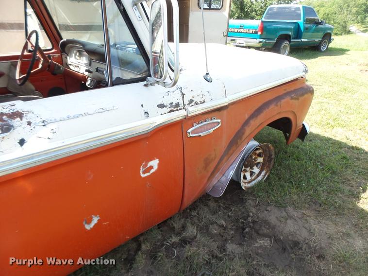 image for item DB5795 1966 Ford F100 pickup truck