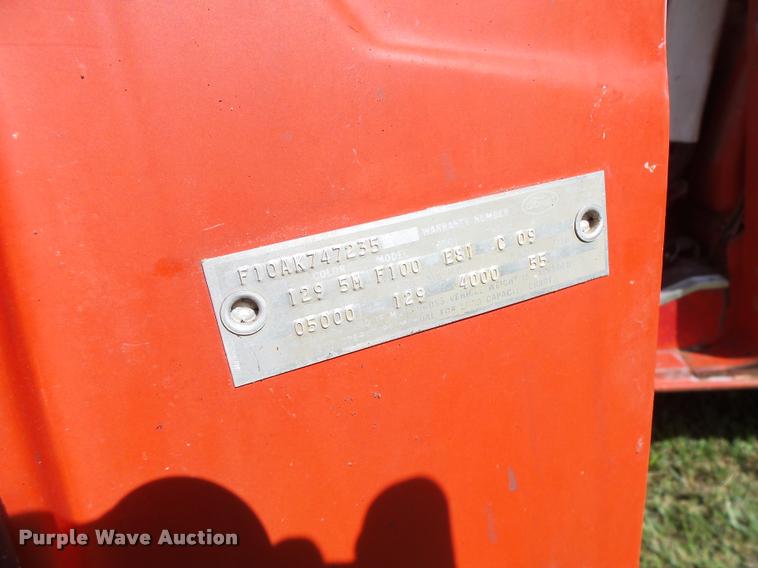 image for item DB5795 1966 Ford F100 pickup truck