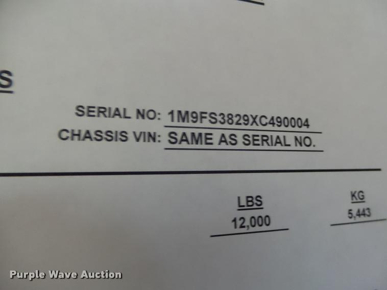 image for item DB5799 1999 Travel Eze TW38CC35 camper