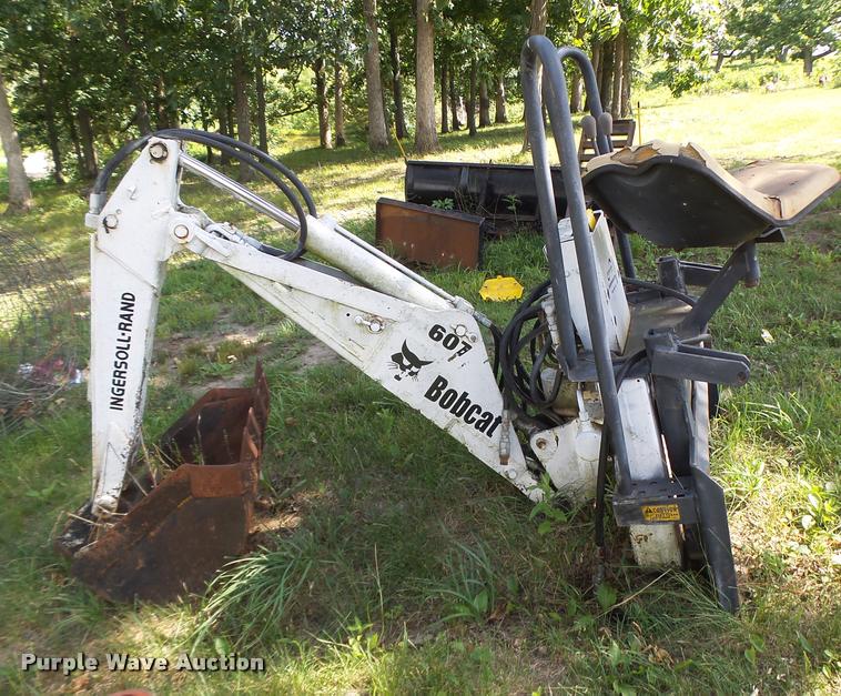 image for item DB5804 Bobcat 607 skid steer backhoe