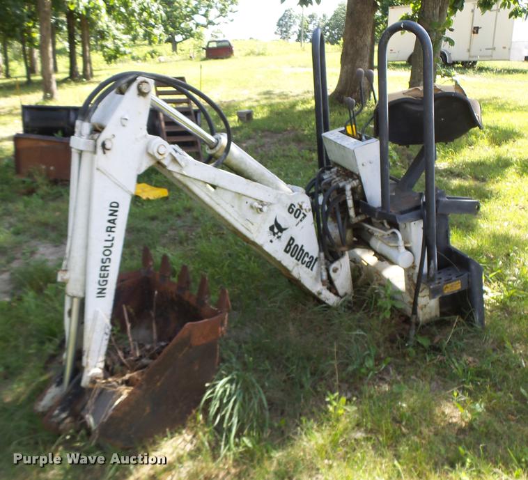 image for item DB5804 Bobcat 607 skid steer backhoe